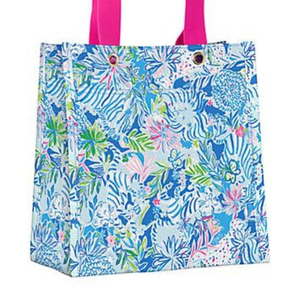 LILLY PULITZER Lion Around Shopper Tote Bag